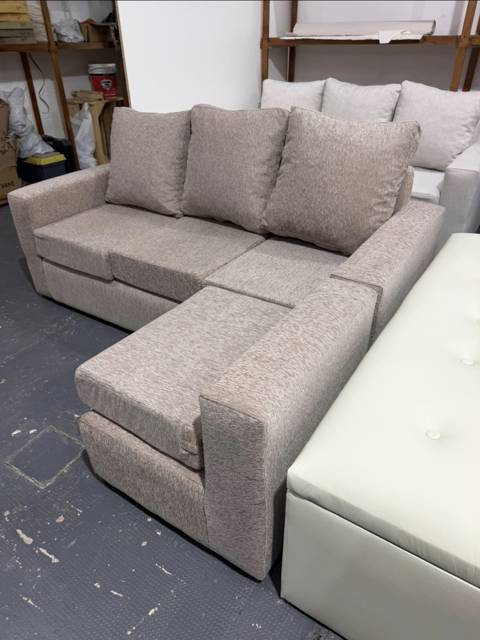 Sillón esquinero tapizado