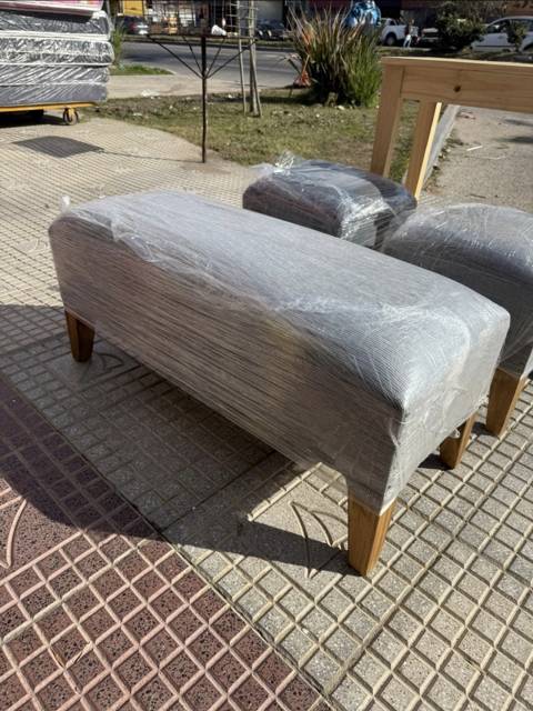 Puff y banquetas tapizadas